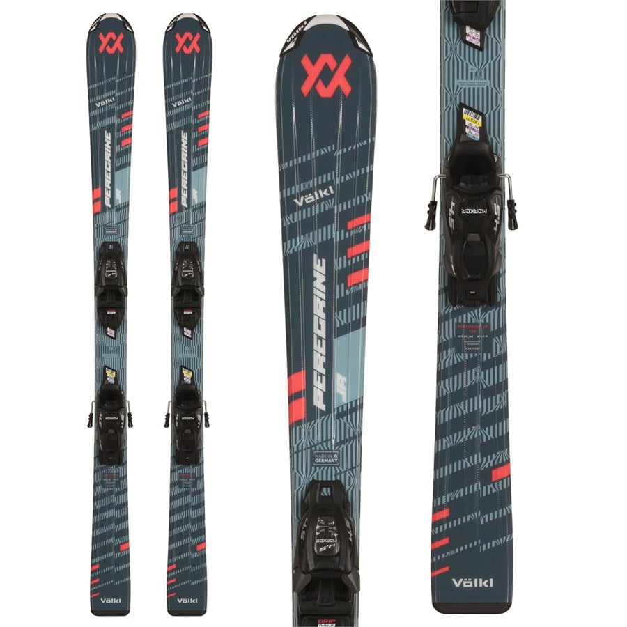 Völkl Peregrine Jr Skis + vMotion 7.0 Jr Bindings - Kids' 2025