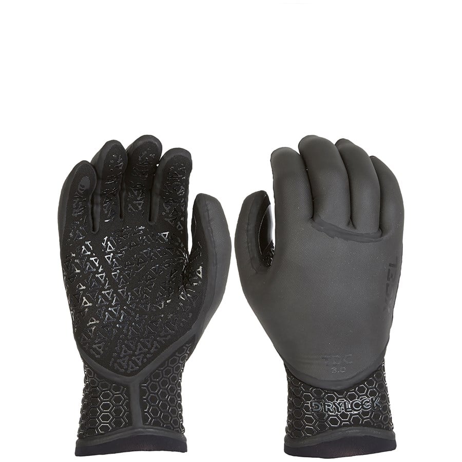 evo XCEL 3mm Drylock Texture Skin 5-Finger Wetsuit Gloves