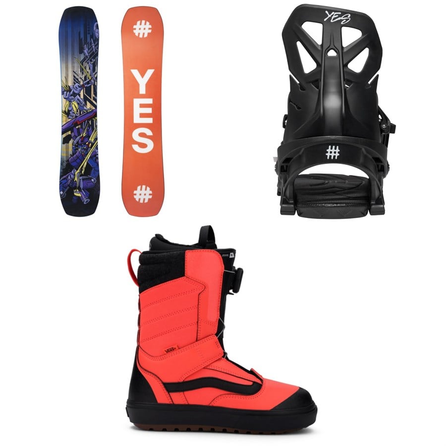 evo Yes. First Basic Snowboard + NX-Gen Snowboard Bindings + Vans Juvie OG Snowboard Boots - Kids' 2026