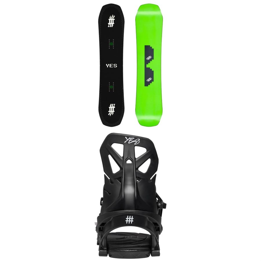 evo Yes. Jumper Snowboard + NX-Gen Snowboard Bindings - Kids' 2026
