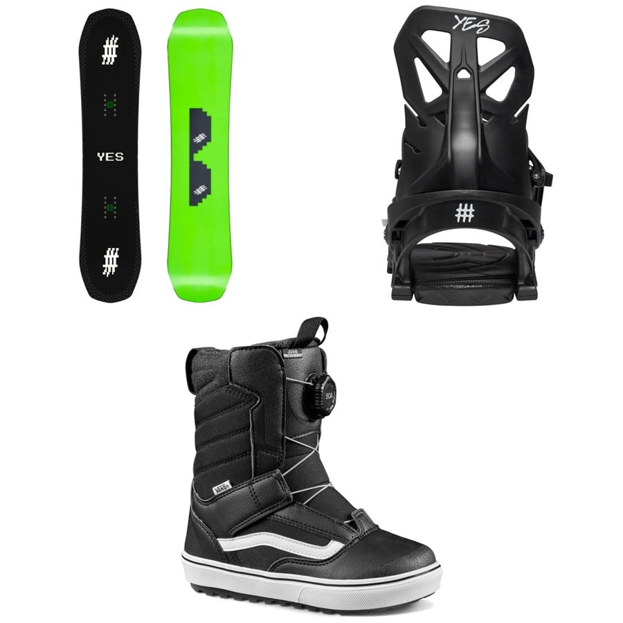 Evo Yes. Jumper Snowboard + NX-Gen Snowboard Bindings + Vans Juvie Linerless Snowboard Boots - Kids' 2026