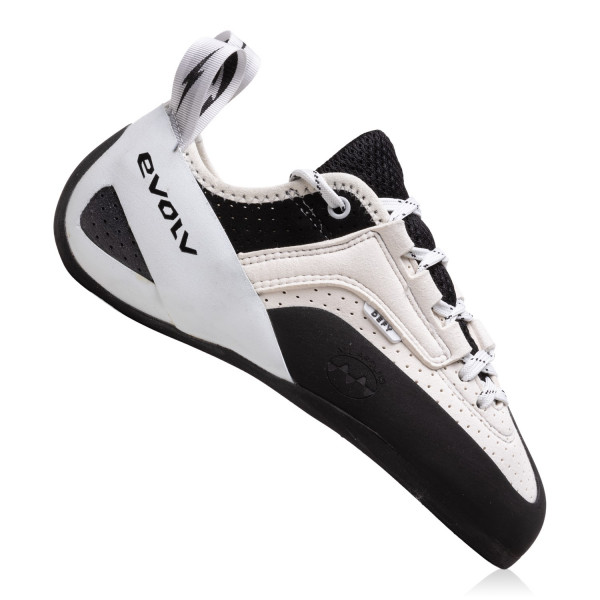 evolv Defy Lace LV Climbing Shoes All-Around Gray / White_2000