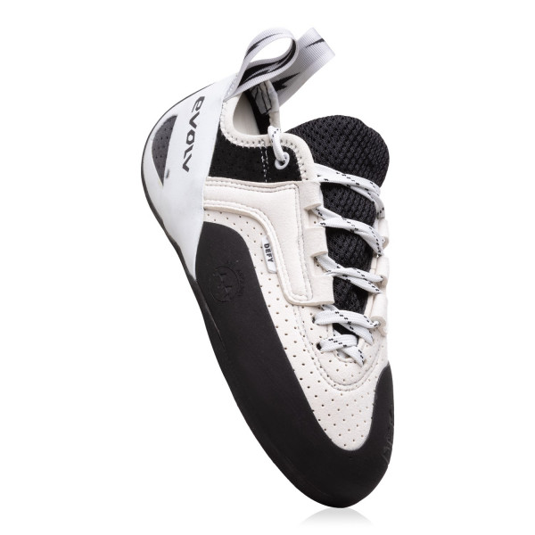 evolv Defy Lace LV Climbing Shoes All-Around Gray / White_2000