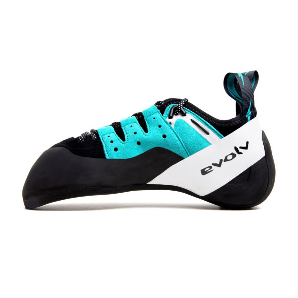 Evolv Geshido Lace Climbing Shoes Performance Black/teal/white_0955