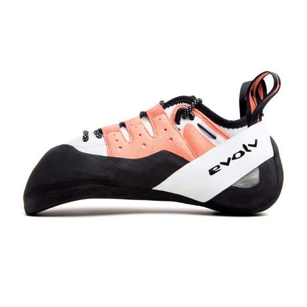 Evolv Geshido Lace Low Volume Climbing Shoes Performance White/coral/black_6286