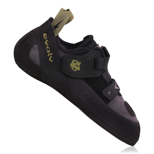 evolv Kronos Climbing Shoes All-Around Black / olive_0900
