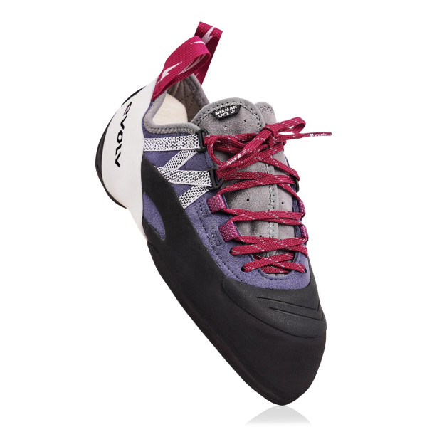 Evolv Shaman Lace Low Volume Climbing Shoes Evo Lab Beet Red / Slate_7438