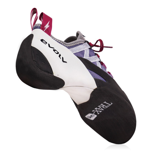 Evolv Shaman Lace Low Volume Climbing Shoes Evo Lab Beet Red / Slate_7438