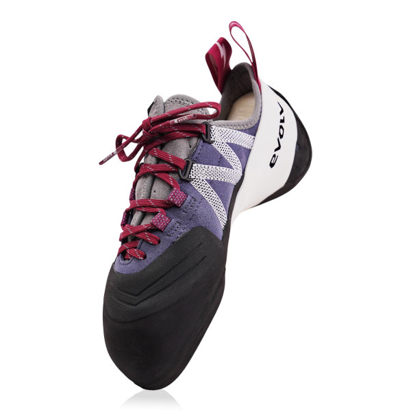 Evolv Shaman Lace Low Volume Climbing Shoes Evo Lab Beet Red / Slate_7438