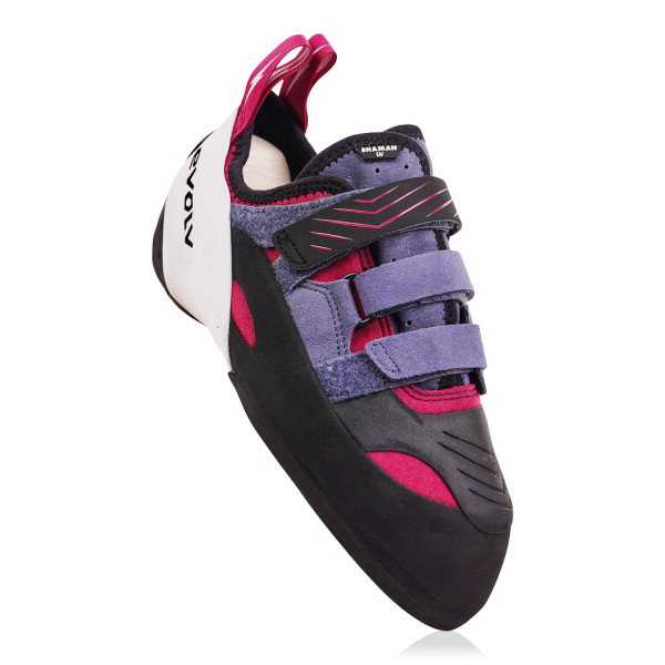 Evolv Shaman Low Volume Climbing Shoes Evo Lab Beet Red / Slate_7438