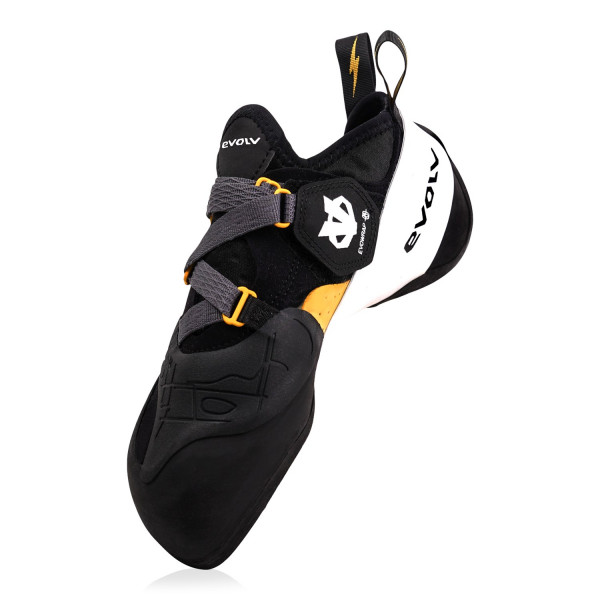 Evolv Shaman Pro Climbing Shoes Evo Lab Black / White_1000