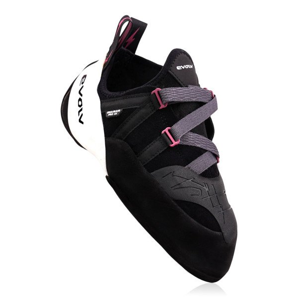 Evolv Shaman Pro Low Volume Climbing Shoes Evo Lab Black / Beet Red_1000