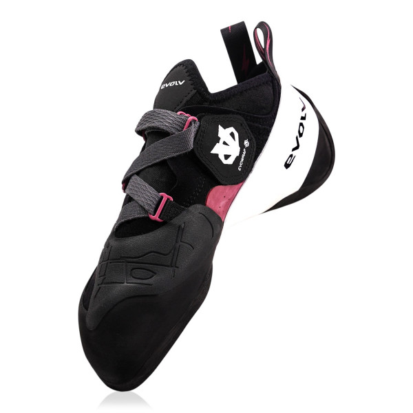 Evolv Shaman Pro Low Volume Climbing Shoes Evo Lab Black / Beet Red_1000