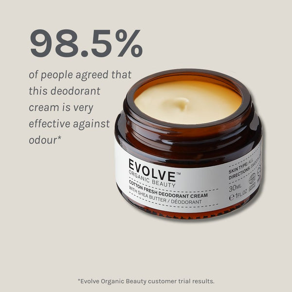 Evolve Organic Beauty Cotton Fresh Natural Deodorant Cream
