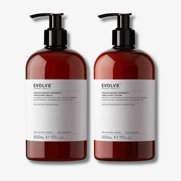 evolve organic beauty African Orange Supersize Duo