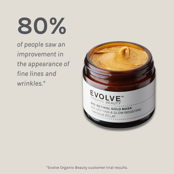 Evolve Organic Beauty Bio-Retinol Gold Face Mask