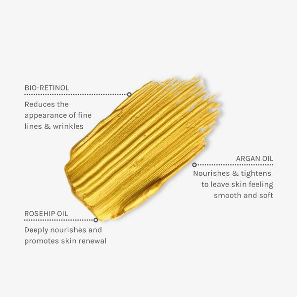 Evolve Organic Beauty Bio-Retinol Gold Face Mask