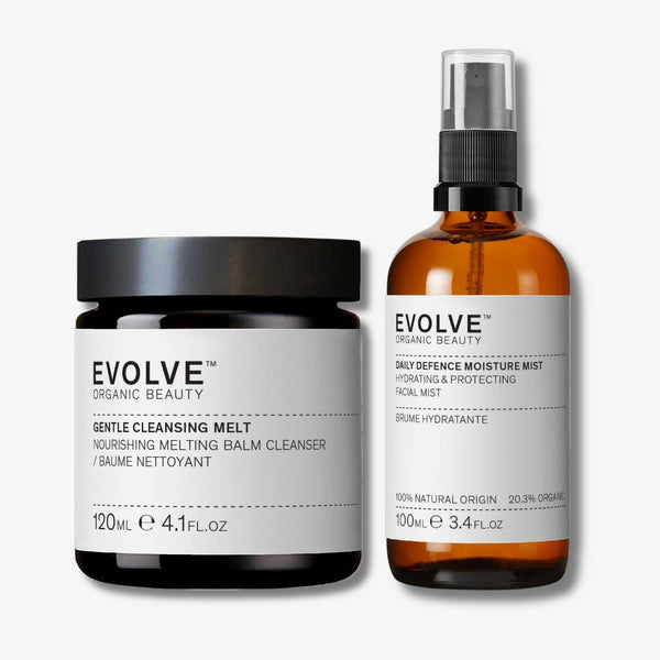 evolve organic beauty Cleanse & Tone Duo