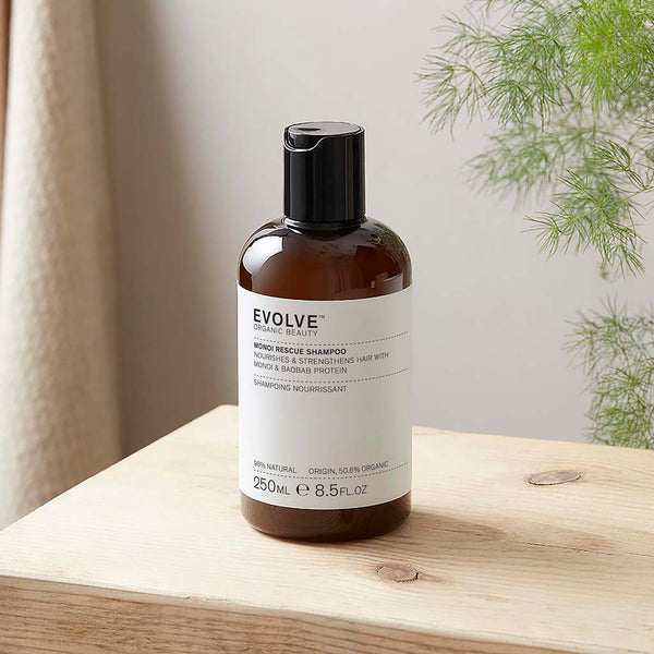 Evolve Organic Beauty Monoi Rescue Natural Shampoo