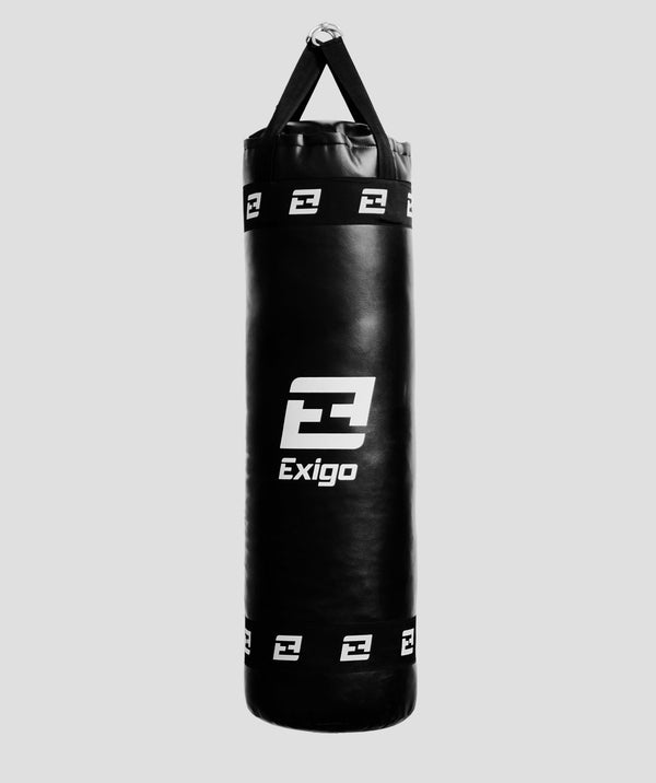 exit Exigo Contender 4ft 35kg Synthetic Leather Punch Bag - Black