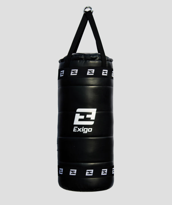 exit Exigo Contender 4ft 50kg Quilted Synthetic Leather Punch Bag - Black