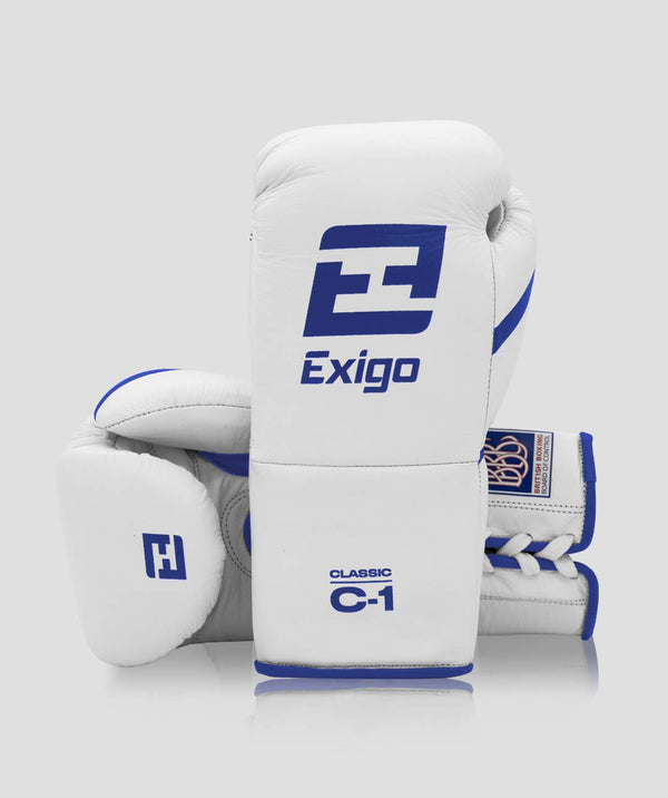 exit Exigo® C1 Classic Pro Contest Gloves - White/Blue