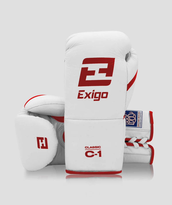 exit Exigo® C1 Classic Pro Contest Gloves - White/Red