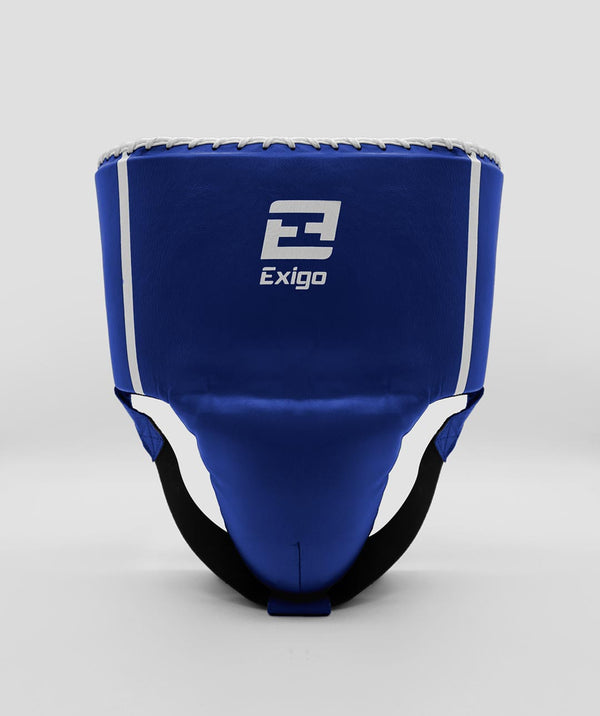 exit Exigo® C4 Classic Leather Abdominal Guard - Blue/White