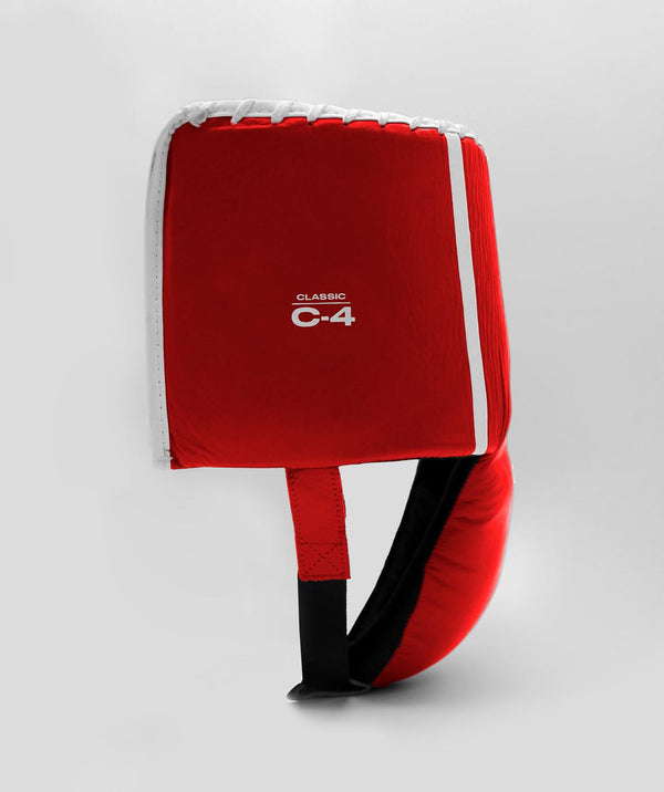Exit Exigo® C4 Classic Leather Abdominal Guard - Red/White
