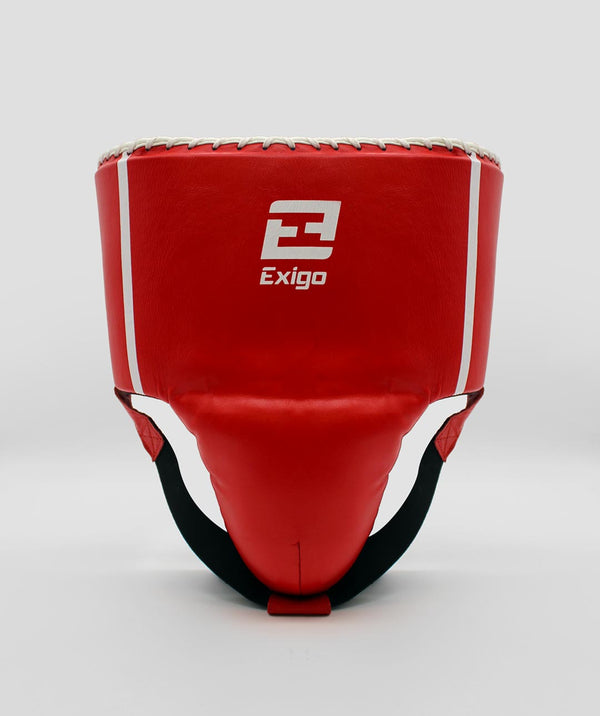 exit Exigo® C4 Classic Leather Abdominal Guard - Red/White