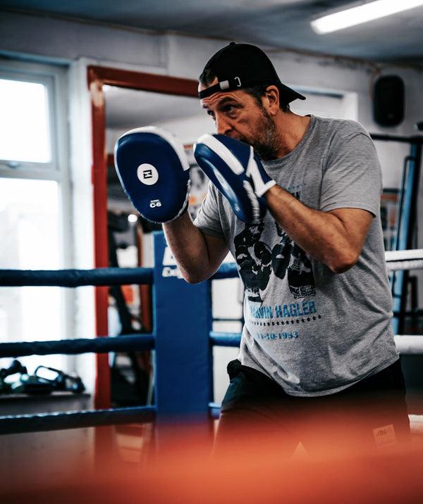 Exit Exigo® C6 Classic Leather Pro Pads - Blue/White