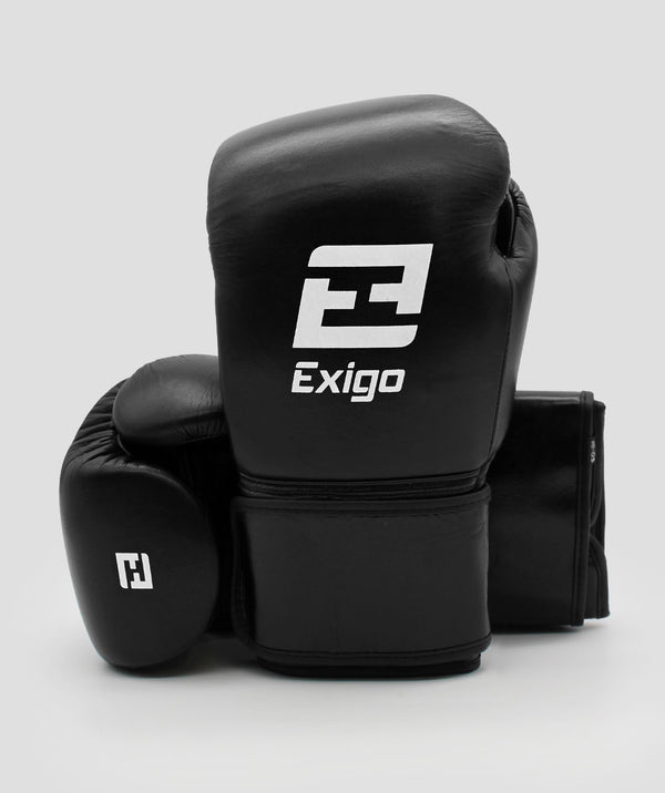 exit Exigo® S2 Stealth Leather Sparring Gloves - Strap