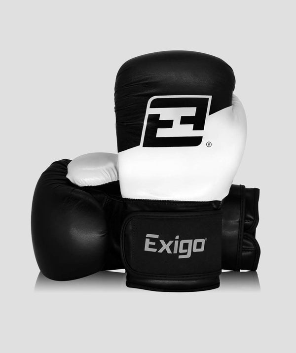exit Exigo® Select Training Boxing Gloves - Black/White