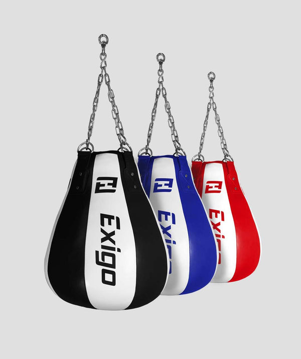 Exit Exigo® Super Pro 25kg Leather Maize Bag - Black/White