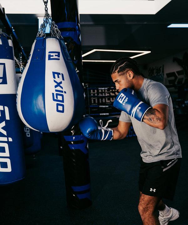 Exit Exigo® Super Pro 25kg Leather Maize Bag - Blue/White