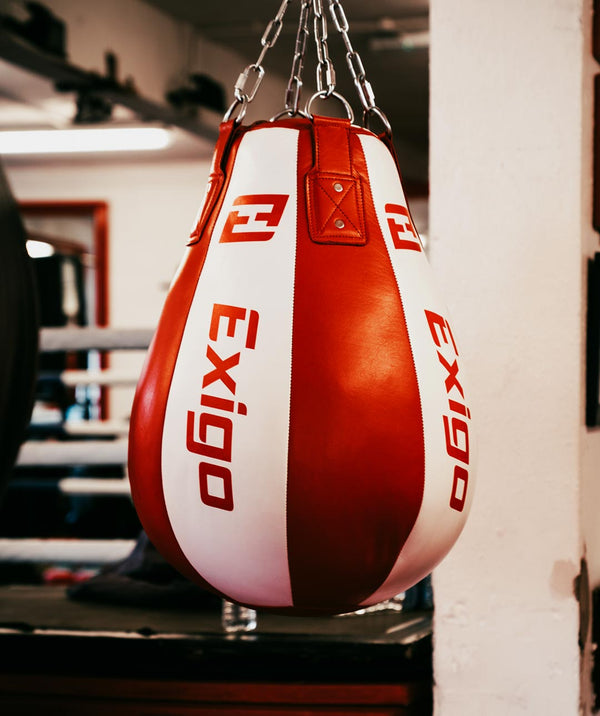 Exit Exigo® Super Pro 25kg Leather Maize Bag - Red/White