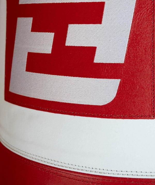 Exit Exigo® Super Pro 4ft 40kg Leather Punch Bag - Red/White