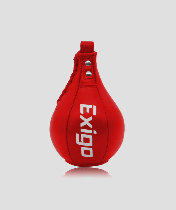 Exit Exigo® Super Pro Leather Peanut Speed Ball - Red