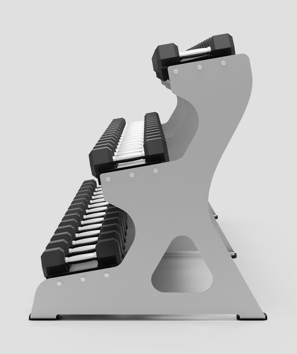 Exit Exigo® 3.5m 3-Tier Dumbbell Rack
