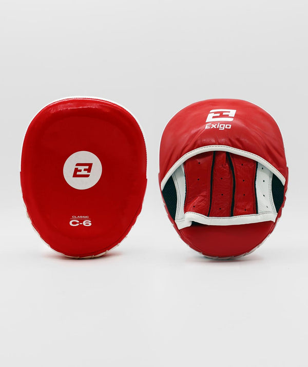 exit Exigo® C6 Classic Leather Pro Pads - Red/White