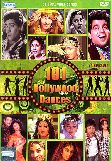 exotic india 101 Bollywood Dances: Original Video Songs (Set of 3 DVDs) 