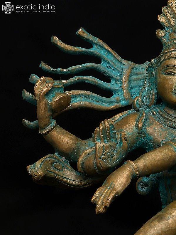 Exotic India 13'' Thiruvalangadu Nataraja Panchaloha Bronze Statue From Swamimalai | Madhuchista Vidhana (Lost-Wax) 