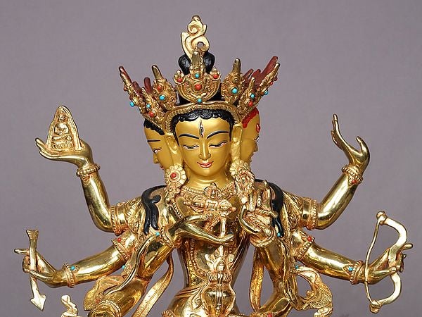 Exotic India 13" Tibetan Namagyalma Statue From Nepal 
