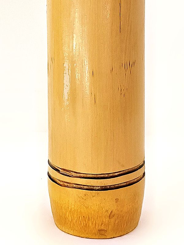 Exotic India 14" Bamboo Handmade Water Bottle - 750 Ml | Kitchen And Dining Utensils