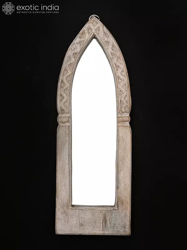 exotic india 14" Vintage Design Wall Hanging Mirror | Home Decor 