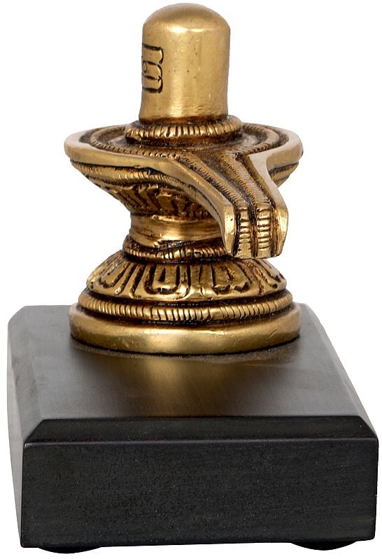 Exotic India 2" Shiva Linga For Car Dashboard | Handcrafted In India 