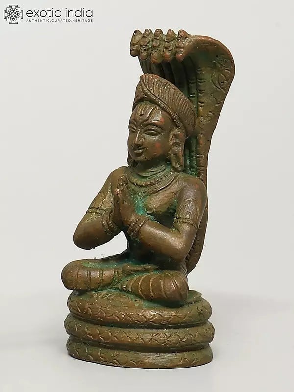Exotic India 2" Small Swami Manavala Mahamuni | Madhuchista Vidhana (Lost-Wax) | Panchaloha Bronze From Swamimalai 