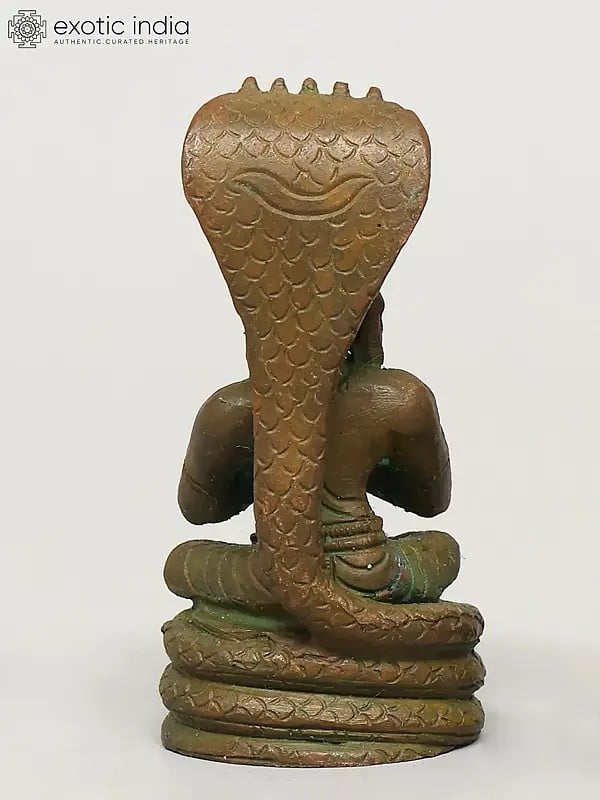 Exotic India 2" Small Swami Manavala Mahamuni | Madhuchista Vidhana (Lost-Wax) | Panchaloha Bronze From Swamimalai 