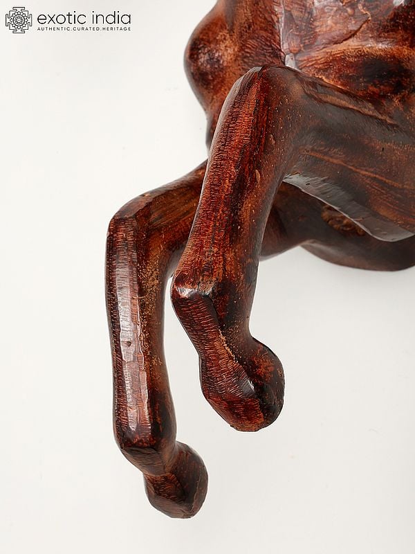 Exotic India 20" Brass Wall Hanging Horse Statue | Home Decor 