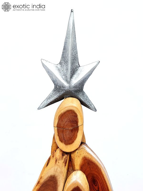 Exotic India 20" Designer Christmas Tree Table Decor | Home Decor 